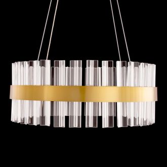 Подвесная люстра Citilux Рианна CL337043, LED 40 Вт, бронзовый/прозрачный