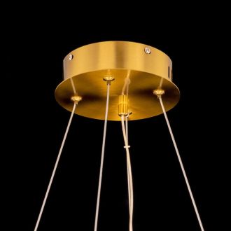 Подвесная люстра Citilux Рианна CL337053, LED 60 Вт, бронзовый/прозрачный