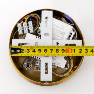 Подвесная люстра Citilux Рианна CL337053, LED 60 Вт, бронзовый/прозрачный
