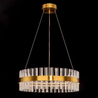 Подвесная люстра Citilux Рианна CL337053, LED 60 Вт, бронзовый/прозрачный