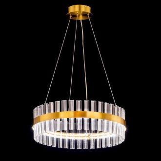Подвесная люстра Citilux Рианна CL337053, LED 60 Вт, бронзовый/прозрачный