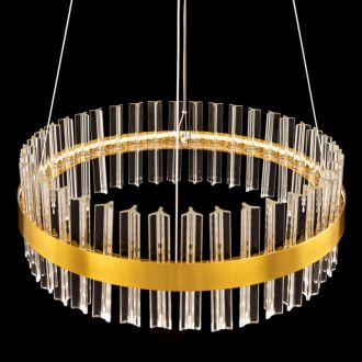 Подвесная люстра Citilux Рианна CL337053, LED 60 Вт, бронзовый/прозрачный