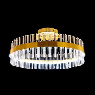 Подвесная люстра Citilux Рианна CL337063, LED 60 Вт, бронзовый/прозрачный
