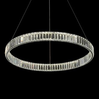 Подвесная люстра Citilux Чезаре CL338181, LED 70 Вт, хром, современный стиль
