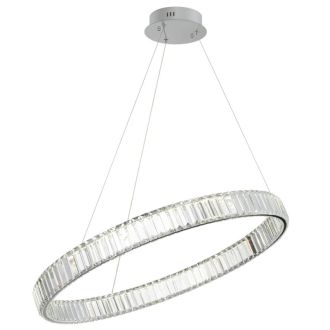 Подвесная люстра Citilux Чезаре CL338181, LED 70 Вт, хром, современный стиль