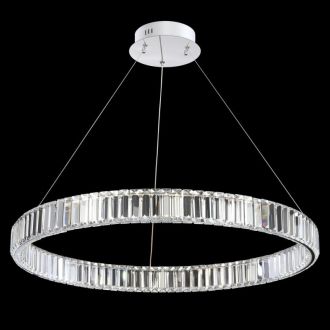 Подвесная люстра Citilux Чезаре CL338181, LED 70 Вт, хром, современный стиль