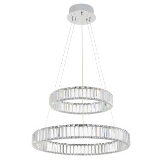Подвесная люстра Citilux Чезаре CL338261, LED 80 Вт, хром, современный стиль