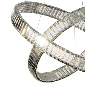 Подвесная люстра Citilux Чезаре CL338281, LED 110 Вт, хром, современный стиль