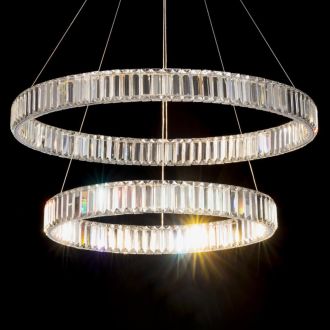 Подвесная люстра Citilux Чезаре CL338281, LED 110 Вт, хром, современный стиль