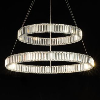 Подвесная люстра Citilux Чезаре CL338281, LED 110 Вт, хром, современный стиль