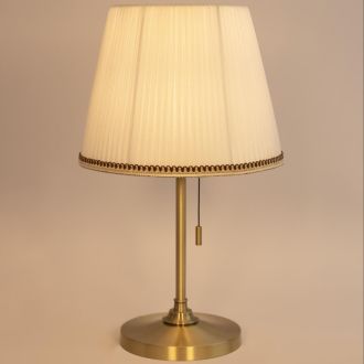 Настольная лампа Citilux Линц CL402730, E27, 40 Вт, бронзовый/белый