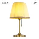 Настольная лампа Citilux Линц CL402733, E27, 40 Вт, бронзовый/желтый
