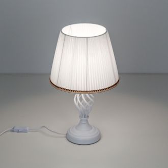 Настольная лампа Citilux Вена CL402800, E27, 75 Вт, белый/бежевый