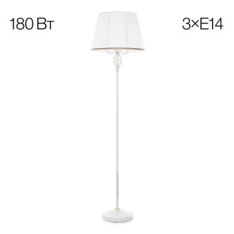 Торшер Citilux Вена CL402920, 3×E14 по 60 Вт, белый, классический стиль