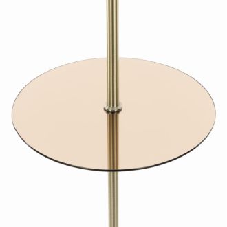 Торшер Citilux Вена CL402930T, 3×E14 по 60 Вт, бронзовый/белый