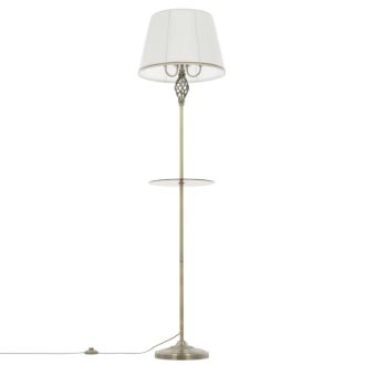 Торшер Citilux Вена CL402930T, 3×E14 по 60 Вт, бронзовый/белый