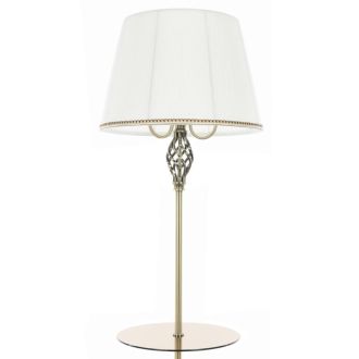 Торшер Citilux Вена CL402930T, 3×E14 по 60 Вт, бронзовый/белый