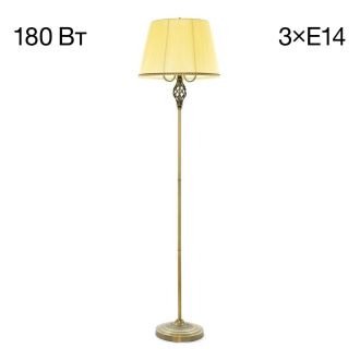 Торшер Citilux Вена CL402933, 3×E14 по 60 Вт, бронзовый/кремовый