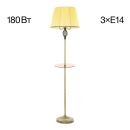 Торшер Citilux Вена CL402933T, 3×E14 по 60 Вт, бронзовый/кремовый Торшер Citilux Вена CL402933T, 3×E14 по 60 Вт, бронзовый/кремовый