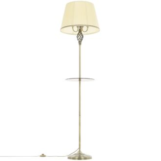 Торшер Citilux Вена CL402933T, 3×E14 по 60 Вт, бронзовый/кремовый