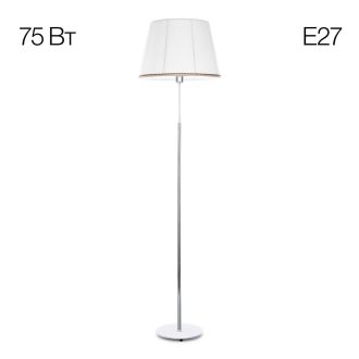 Торшер Citilux Линц CL402970, E27, 75 Вт, хром/белый, современный стиль