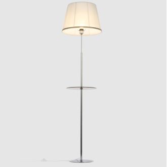 Торшер Citilux Линц CL402970T, E27, 75 Вт, хром/белый, классический стиль