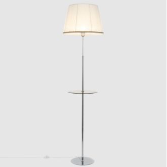 Торшер Citilux Линц CL402970T, E27, 75 Вт, хром/белый, классический стиль