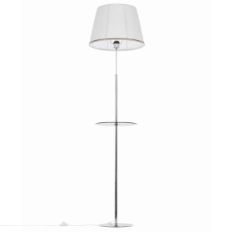 Торшер Citilux Линц CL402970T, E27, 75 Вт, хром/белый, классический стиль