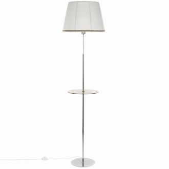 Торшер Citilux Линц CL402970T, E27, 75 Вт, хром/белый, классический стиль