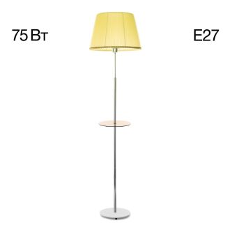 Торшер Citilux Линц CL402973T, E27, 75 Вт, хром/кремовый, классический стиль