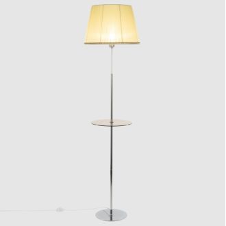 Торшер Citilux Линц CL402973T, E27, 75 Вт, хром/кремовый, классический стиль