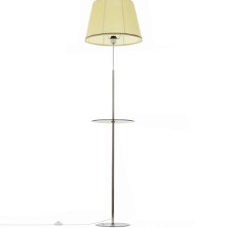 Торшер Citilux Линц CL402973T, E27, 75 Вт, хром/кремовый, классический стиль