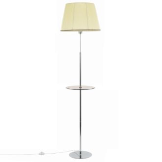 Торшер Citilux Линц CL402973T, E27, 75 Вт, хром/кремовый, классический стиль