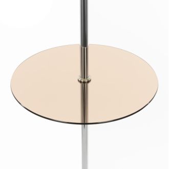 Торшер Citilux Линц CL402973T, E27, 75 Вт, хром/кремовый, классический стиль