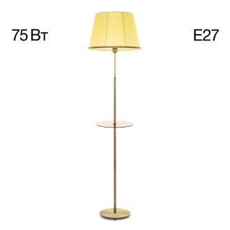 Торшер Citilux Линц CL402983T, E27, 75 Вт, бронзовый/кремовый