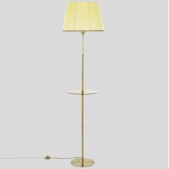 Торшер Citilux Линц CL402983T, E27, 75 Вт, бронзовый/кремовый