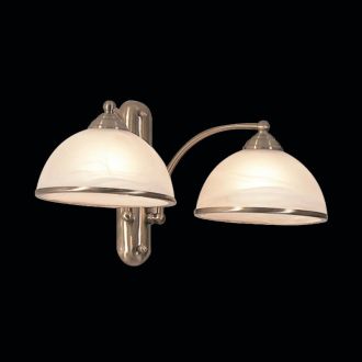Бра Citilux Лугано CL403323, 2×E27 по 75 Вт, бронзовый/белый