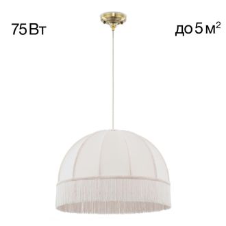 Подвесная люстра Citilux Базель CL407031, E27, 75 Вт, бронзовый/кремовый