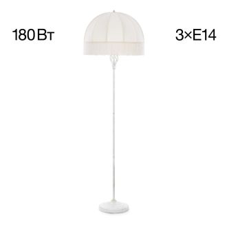 Торшер Citilux Базель CL407921, 3×E14 по 60 Вт, белый/бежевый