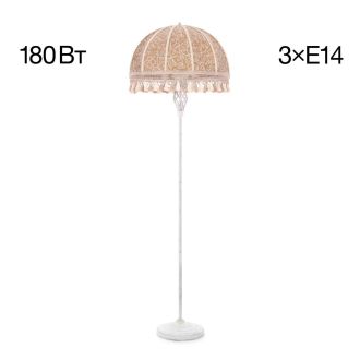 Торшер Citilux Базель CL407925, 3×E14 по 60 Вт, белый/коричневый