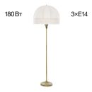 Торшер Citilux Базель CL407931, 3×E14 по 60 Вт, бронзовый/бежевый Торшер Citilux Базель CL407931, 3×E14 по 60 Вт, бронзовый/бежевый