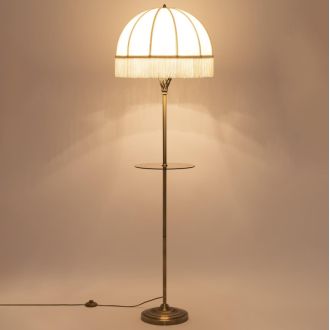 Торшер Citilux Базель CL407931T, 3×E14 по 60 Вт, бронзовый/бежевый