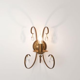 Бра Citilux Марлен CL411311, E14, 60 Вт, коричневый, замковый стиль