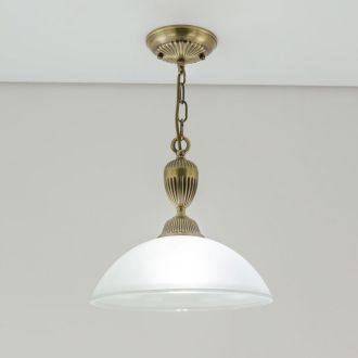 Подвесной светильник Citilux Латур CL413211, E27, 75 Вт, бронзовый/белый