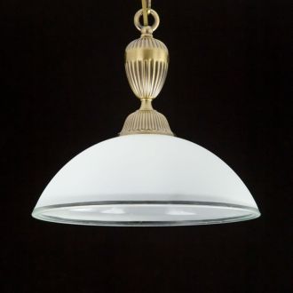 Подвесной светильник Citilux Латур CL413211, E27, 75 Вт, бронзовый/белый