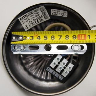 Подвесная люстра Citilux Севилья CL414193, 9×E27 по 7560 Вт, бронзовый/белый