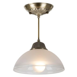 Подвесной светильник Citilux Франческа CL417013, E27, 75 Вт, бронзовый/белый