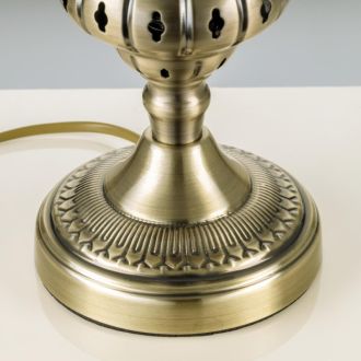 Настольная лампа Citilux Каир CL419816, E27, 75 Вт, бронзовый/голубой