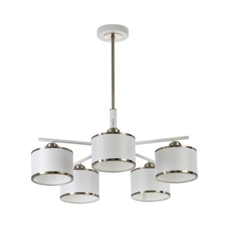Люстра на штанге Citilux Alton CL421252, 5×E27 по 75 Вт, белый