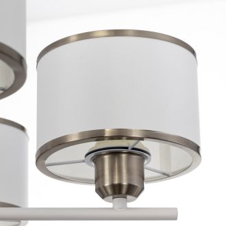 Люстра на штанге Citilux Alton CL421252, 5×E27 по 75 Вт, белый